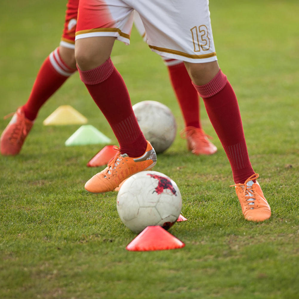 Football Training Cone - 10 Buah Cakram Penanda Latihan Sepak