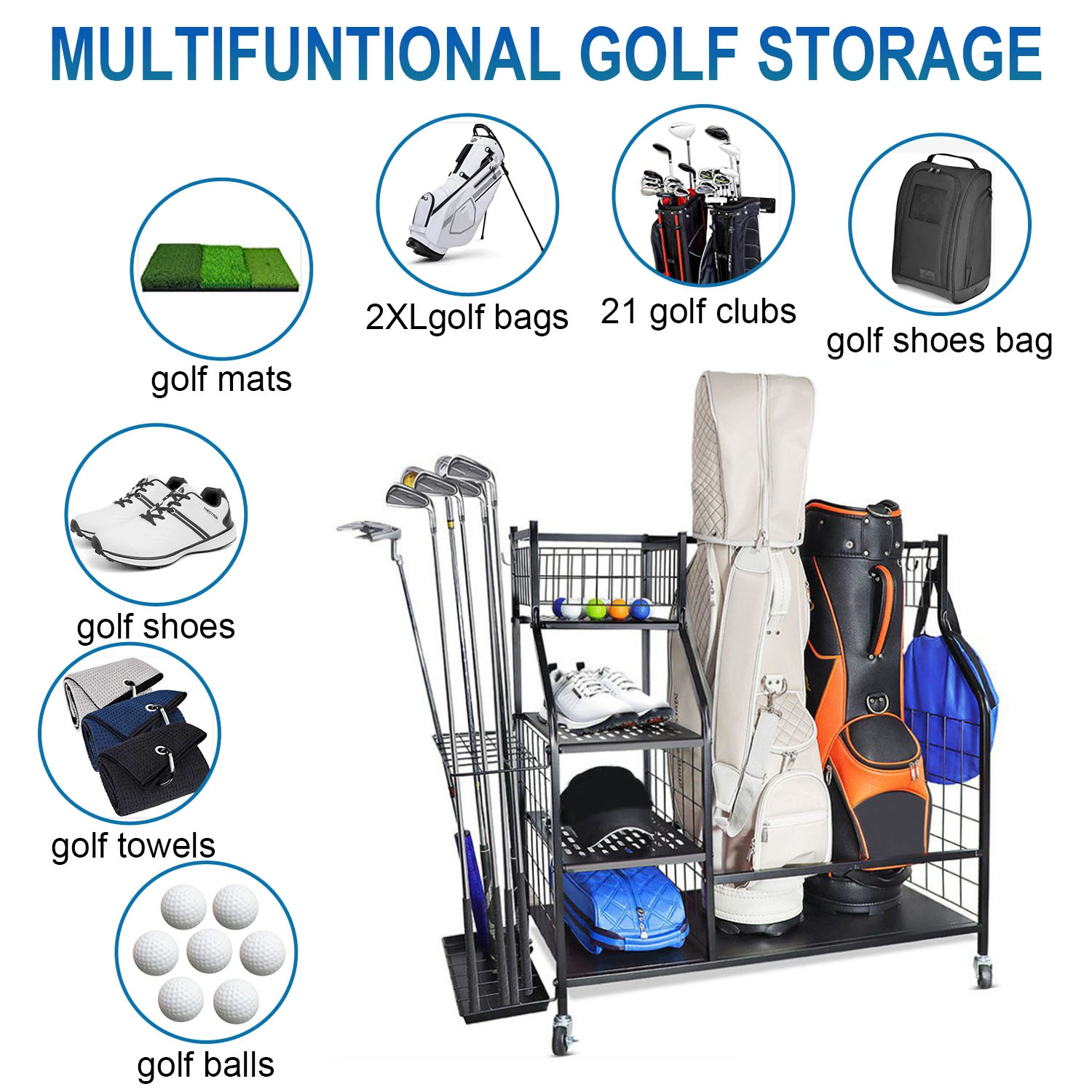 Rak Organizer Garasi Penyimpan - Sports Equipment Organizer Rack ulasan dan harga