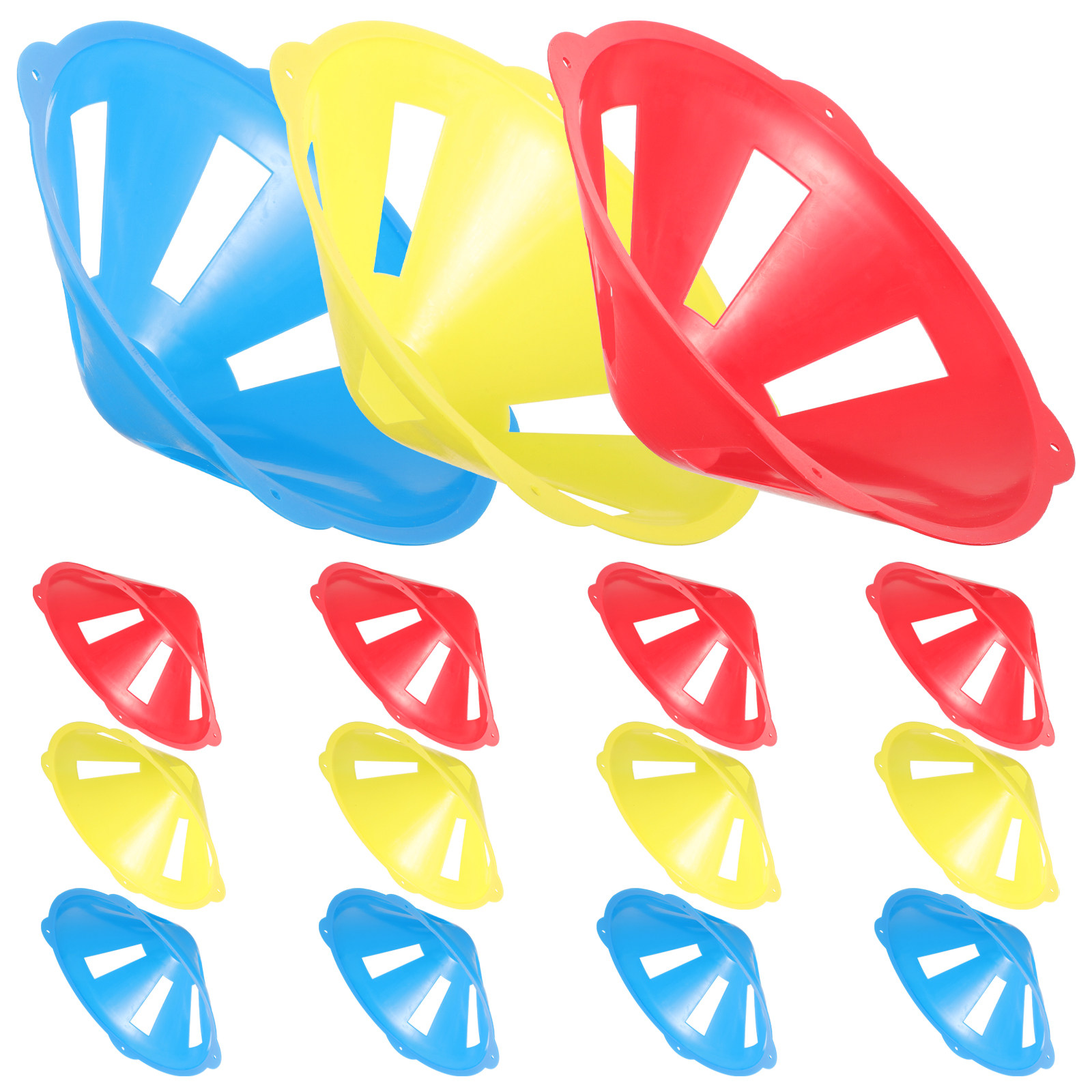 15 Buah Kerucut Latihan Sepak  - Football Training Cone ulasan dan harga