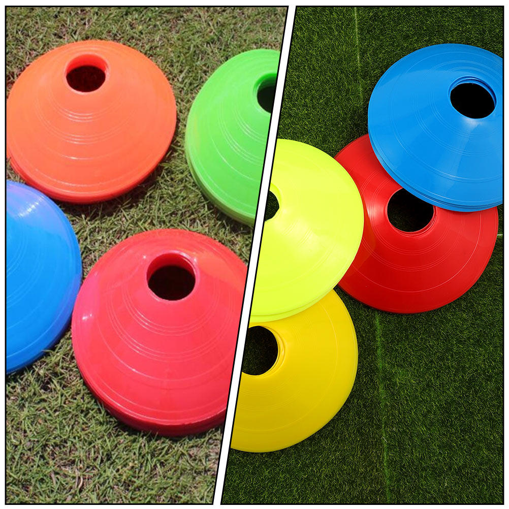 10 Buah Cakram Penanda Latihan - Football Training Cone ulasan dan harga