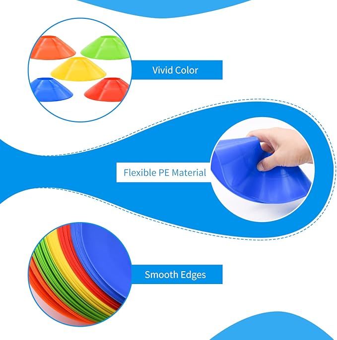 Logo Disc Football Training Eq - Football Training Cone ulasan dan harga
